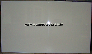 Quadro Branco com Moldura de Alumínio Branca - Sob Medida